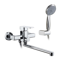 Load image into Gallery viewer, LEDEME Shower Faucet Set Bathroom Brass Bathtub Shower Faucet Bath Shower Tap Chrome Plated Shower Head Wall Mixer Tap L2233